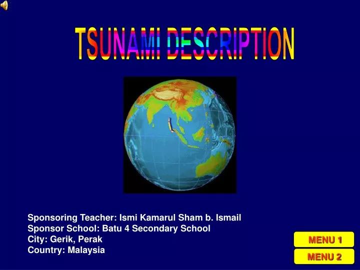 tsunami description