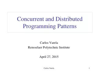 Concurrent and Distributed Programming Patterns