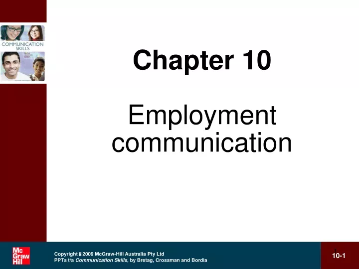 chapter 10 employment communication