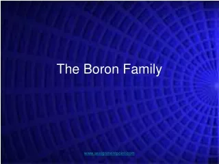 The Boron Family