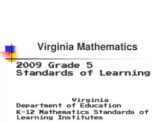 Virginia Mathematics