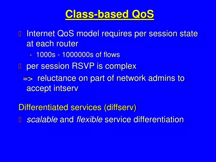 class based qos
