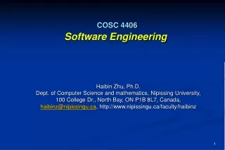 COSC 4406 Software Engineering