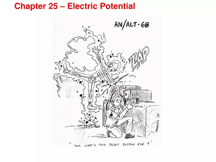 chapter 25 electric potential