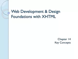 Web Development &amp; Design Foundations with XHTML