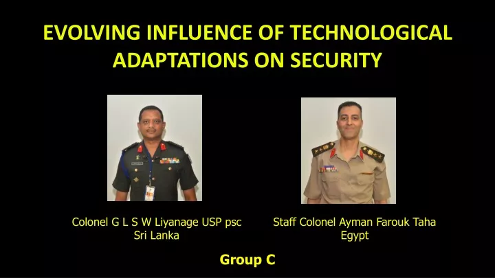 evolving influence of technological adaptations on security