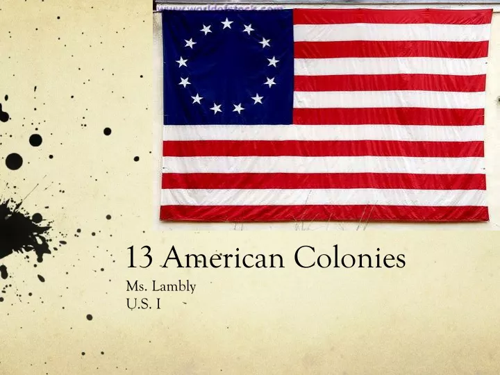 13 american colonies