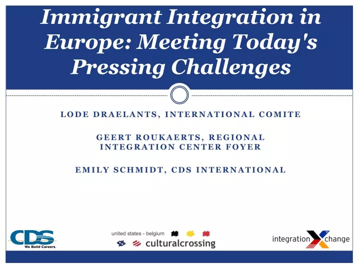 immigrant integration in europe meeting today s pressing challenges