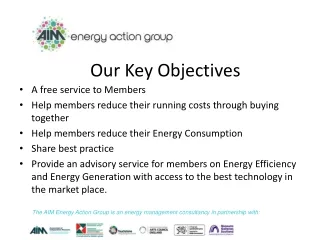 Our Key Objectives