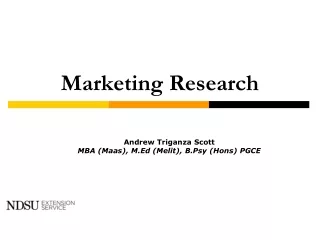 Marketing Research