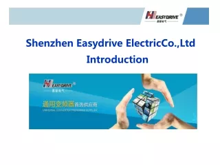 Shenzhen Easydrive ElectricCo.,Ltd                        Introduction