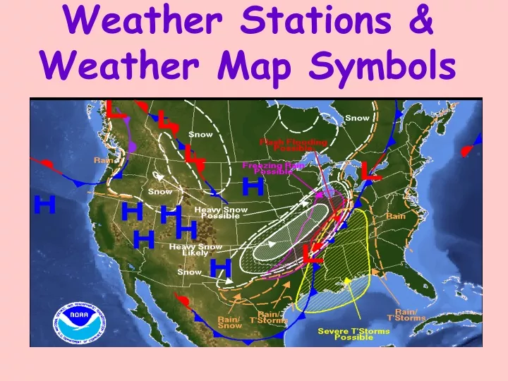 weather stations weather map symbols