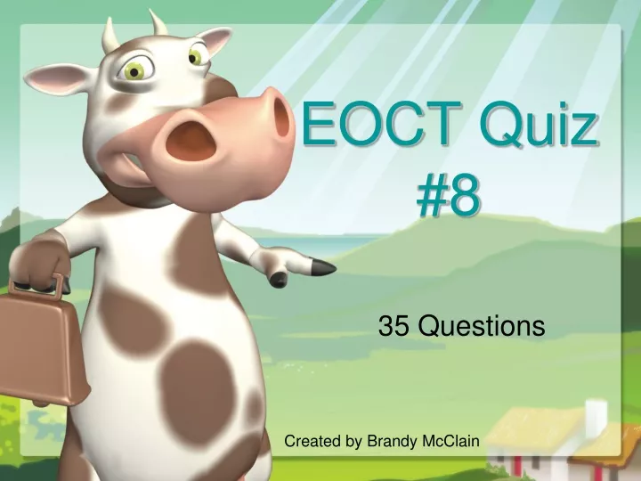 eoct quiz 8