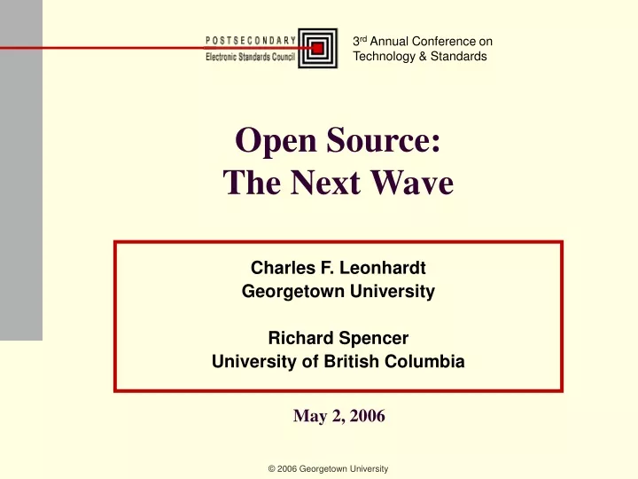 open source the next wave