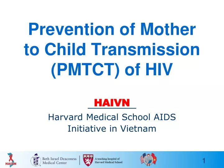 prevention of mother to child transmission pmtct of hiv