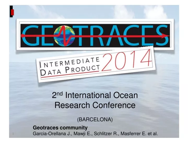 2 nd international ocean research conference