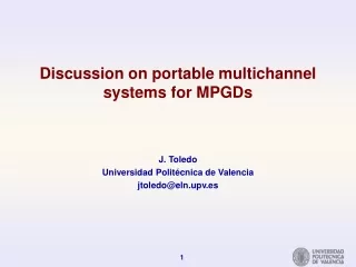 Discussion on portable multichannel systems for MPGDs