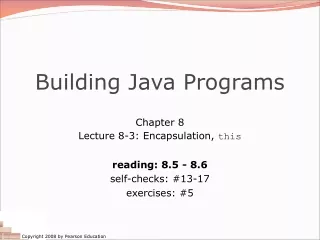 Building Java Programs