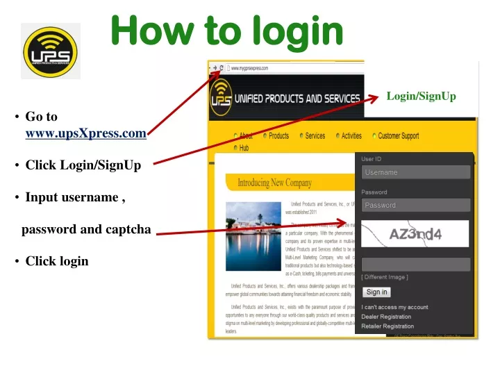 how to login