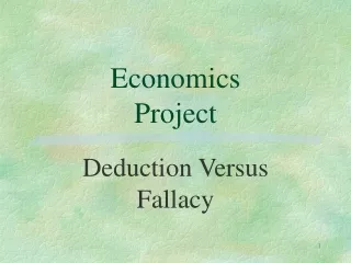 Economics Project