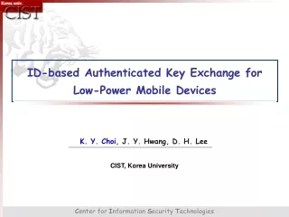 ID-based Authenticated Key Exchange for Low-Power Mobile Devices
