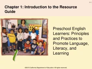 Chapter 1: Introduction to the Resource Guide