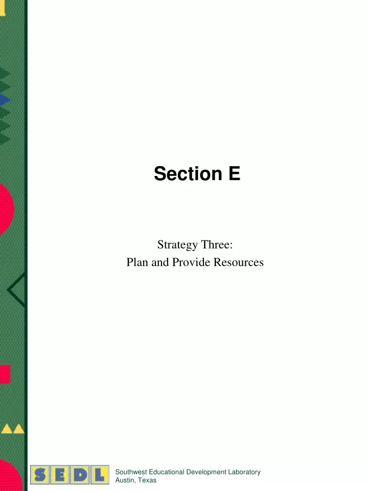 section e