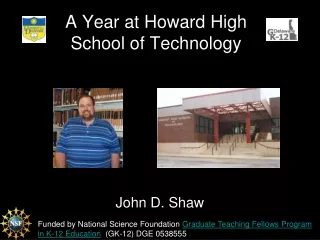 A Year at Howard High School of Technology
