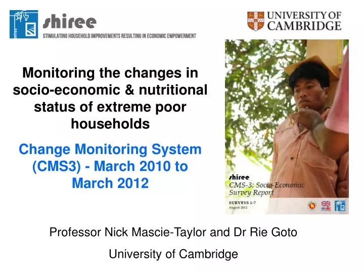 monitoring the changes in socio economic