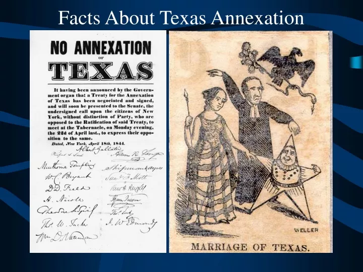 facts about texas annexation