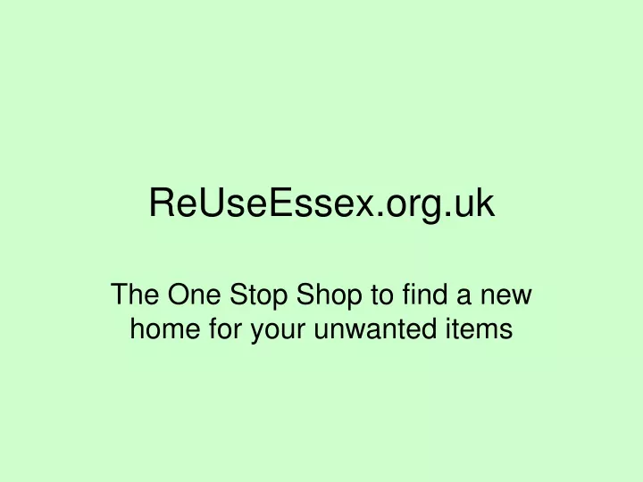 reuseessex org uk