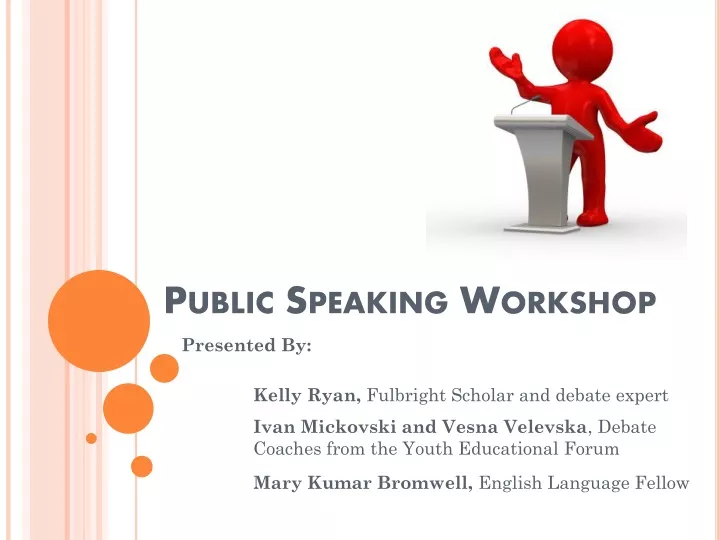 public speaking workshop