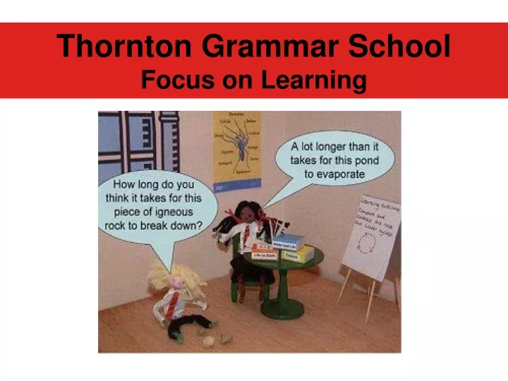 thornton grammar school focus on learning