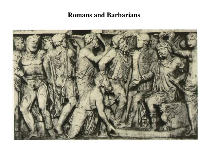 romans and barbarians