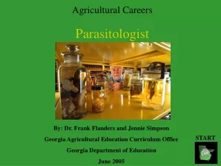 Agricultural Careers