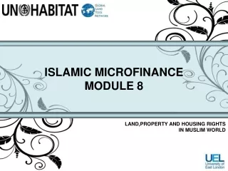 ISLAMIC MICROFINANCE MODULE 8