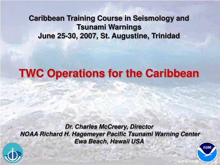 caribbean training course in seismology