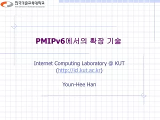 PMIPv6 에서의 확장 기술