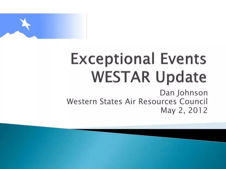 exceptional events westar update