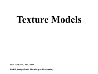 Texture Models