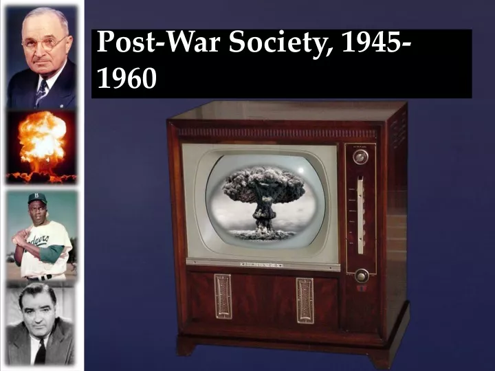 post war society 1945 1960