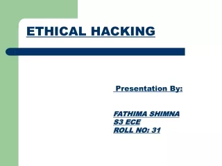 ETHICAL HACKING