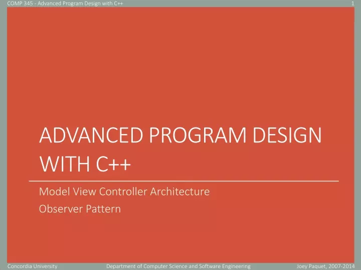 advanced program design with c