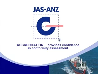 ACCREDITATION… provides confidence in conformity assessment