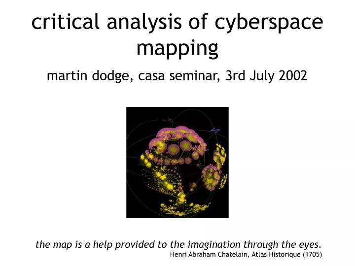 critical analysis of cyberspace mapping