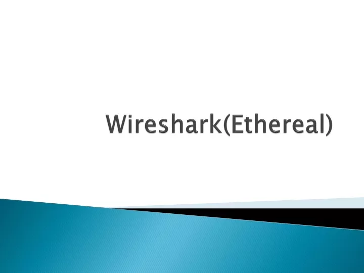 wireshark ethereal