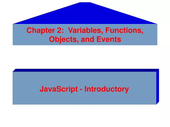 chapter 2 variables functions objects and events