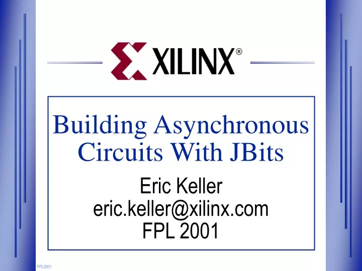 building asynchronous circuits with jbits