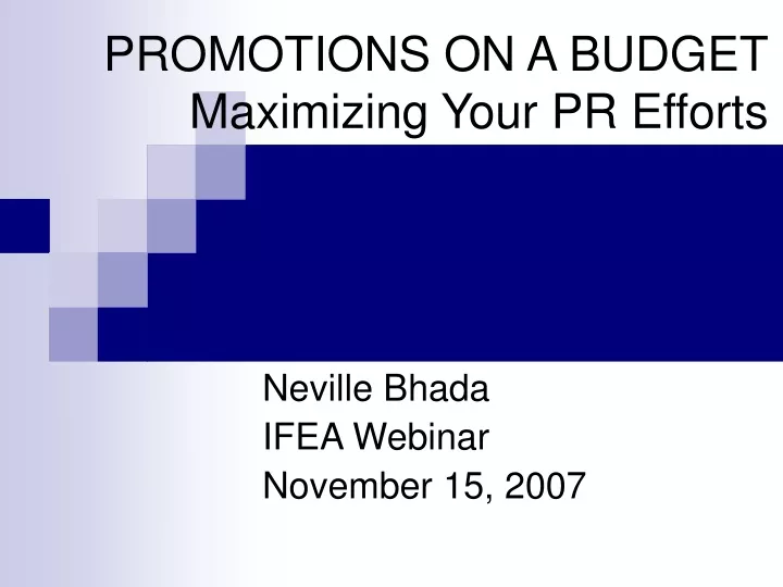 promotions on a budget maximizing your pr efforts