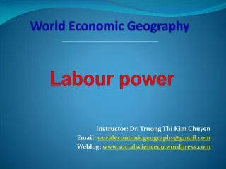 World Economic Geography